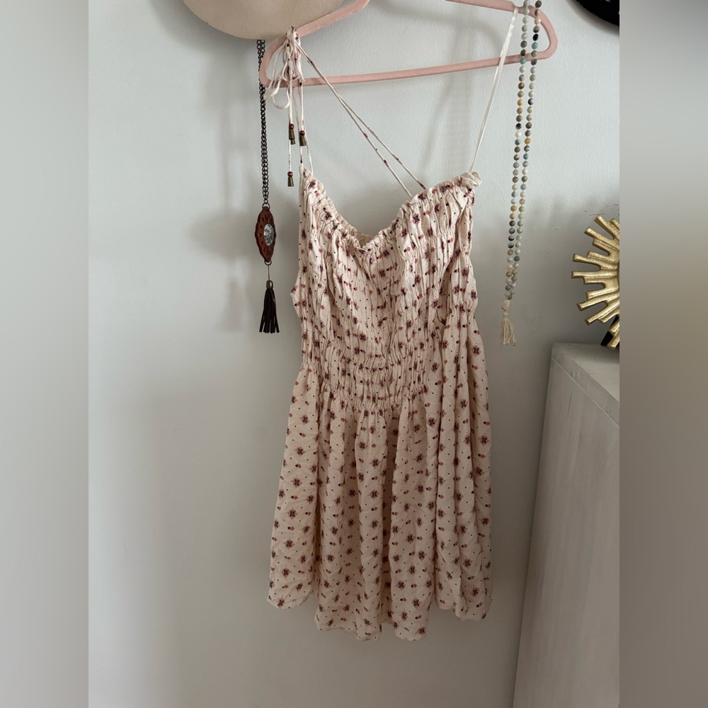 Free People Clementina Sleeveless Mini Dress in Ivory Combo Floral Print - Picture 6 of 8